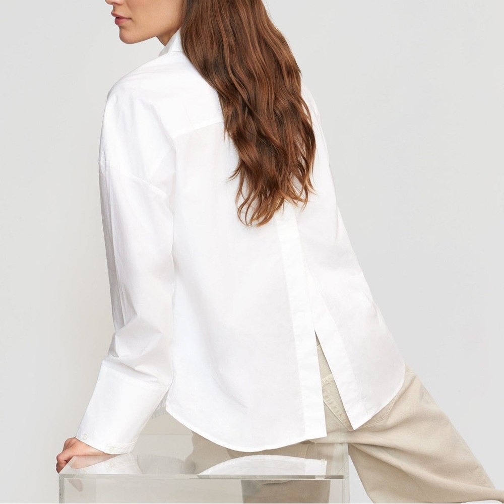 MODERN CITIZEN: White Open Back Top - XL